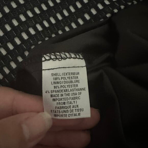 NEW Milly Women's Black White Mini Polka Dot Patterned Pencil Skirt Size 6 - Picture 10 of 11